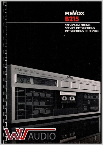 Revox b215 manuale - revox, di